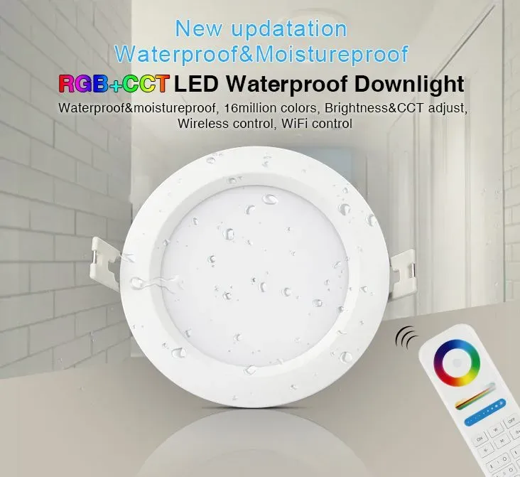 MiBoxer FUT063 LED Panel Rund 6W RGB-WW (RGB-CCT) mit Funk und WLAN IP54 MiBoxer FUT063 LED Panel Rund 6W RGB-WW (RGB-CCT) mit Funk und WLAN IP54