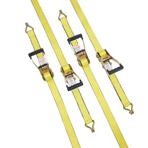 VEVOR 4er-Set Spanngurt 0,05 x 8 m Zurrgurt 4536 kg Ratschenzurrgurt Polyester-Gurt und Kohlenstoffstahl-Haken Befestigungsgurt Ratschenspanngurt Ideal für Motorräder Fahrräder Kajaks UTV Boote ATV – Bild 8