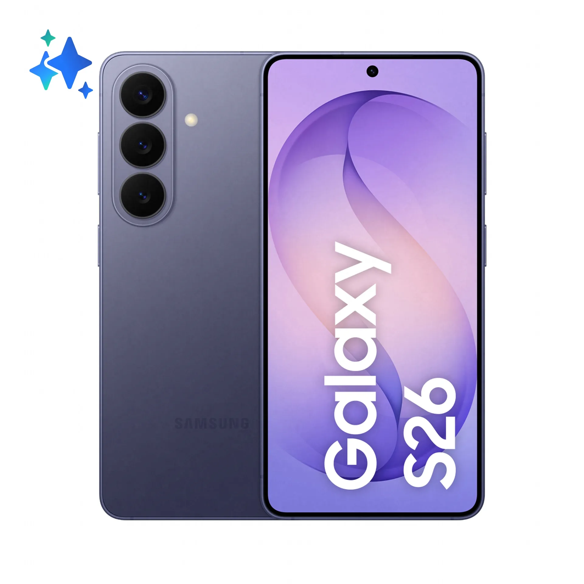 Samsung Galaxy S26 16 cm (6.3″) Dual-SIM Android 16.0 5G USB Typ-C 12 GB 512 GB 4300 mAh Violett Samsung Galaxy S26 16 cm (6.3″) Dual-SIM Android 16.0 5G USB Typ-C 12 GB 512 GB 4300 mAh Violett