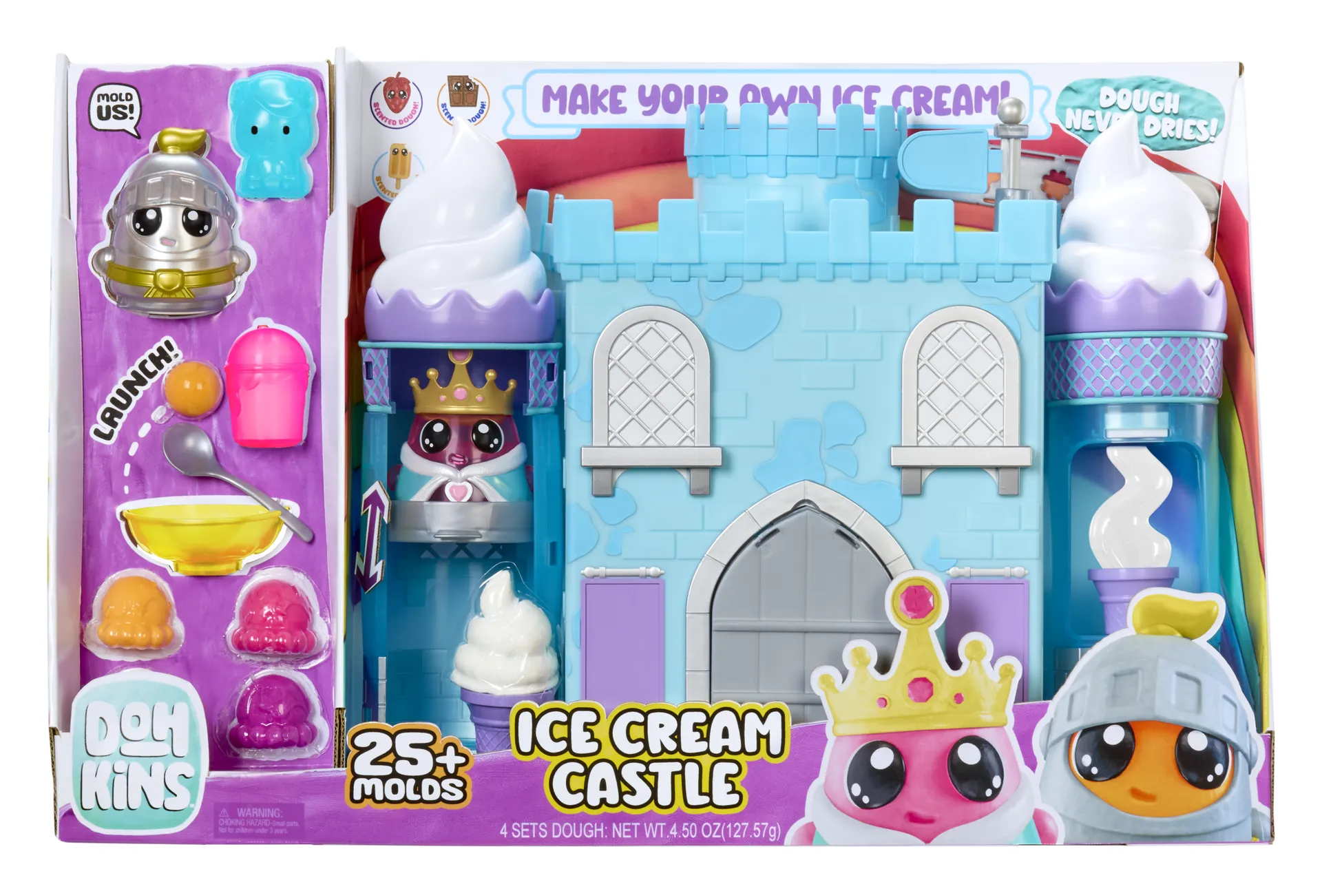 MGA Entertainment DohKins Ice Cream Castle Knetmasse-Spielset 127,57 g Mehrfarbig – Bild 2
