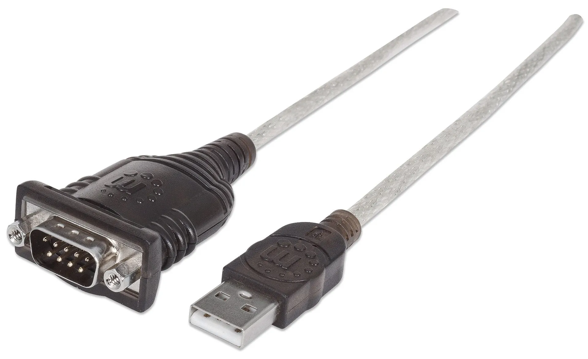 Manhattan USB auf Seriell-Konverter, Zum Anschluss eines seriellen Geräts an einen USB-Port, FTDI FT232RL-Chipsatz, 0,45 m Manhattan USB auf Seriell-Konverter, Zum Anschluss eines seriellen Geräts an einen USB-Port, FTDI FT232RL-Chipsatz, 0,45 m