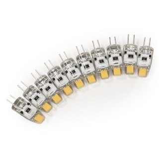LED-Stiftsockellampe McShine “Silicia COB“, G4, 1W, 110lm, warmweiß, 10er-Pack LED-Stiftsockellampe McShine “Silicia COB“, G4, 1W, 110lm, warmweiß, 10er-Pack