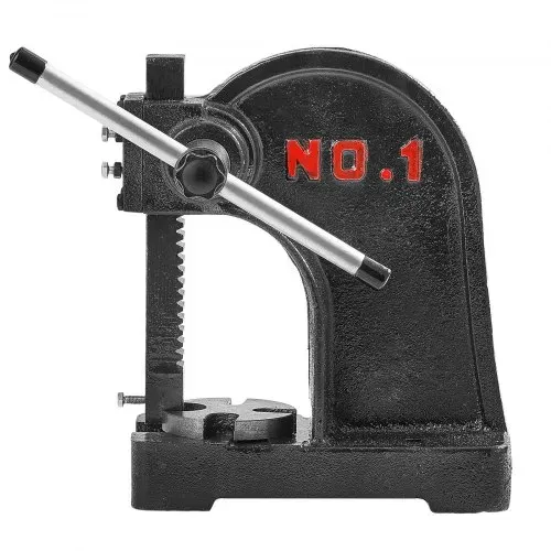 VEVOR Dornpresse, 1 t Handhebelpresse, Manuelle Dornpresse Präzisions Handpresse, 150 mm Maximale Höhe, Manuelle Desktop-Stanzpresse aus Gusseisen, zum Stanzen, Biegen, Strecken, Formen – Bild 10