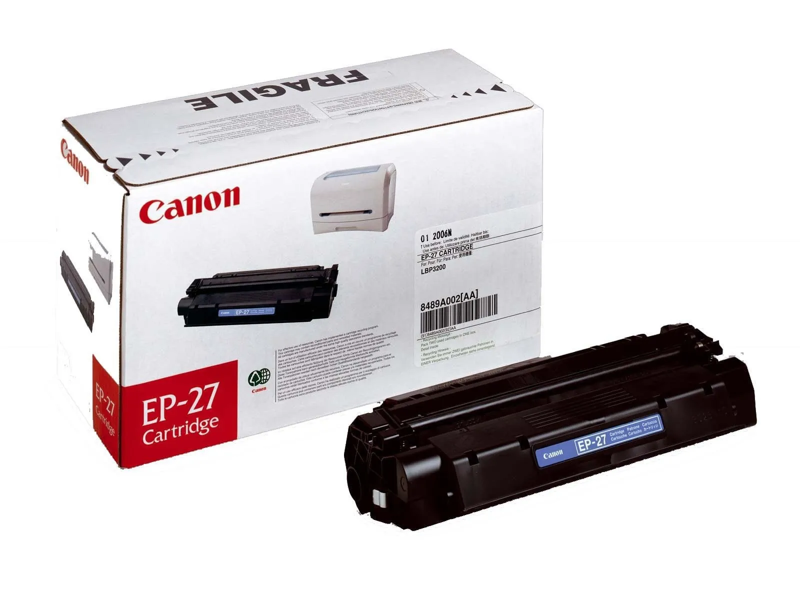Canon EP-27 Tonerkartusche 1 Stück(e) Original Schwarz Canon EP-27 Tonerkartusche 1 Stück(e) Original Schwarz