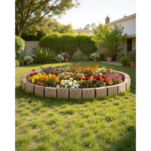 VEVOR Rasenkante in Steinoptik 4er-Set, 1190x100x155 mm, realistische Rasenkante, Beeteinfassung in Ziegelgröße mit Verankerungsspitzen, Beetumrandung für Einfahrten, Gehwege, Beige VEVOR Rasenkante in Steinoptik 4er-Set, 1190x100x155 mm, realistische Rasenkante, Beeteinfassung in Ziegelgröße mit Verankerungsspitzen, Beetumrandung für Einfahrten, Gehwege, Beige