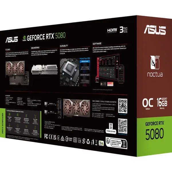 ASUS RTX5080-O16G-NOCTUA NVIDIA GeForce RTX 5080 16 GB GDDR7 – Bild 15