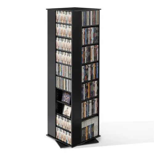 VEVOR DVD-Drehregal mit 34 Fächern, Einstellbares Medienregal Standregal 475 x 475 x 1636 mm, Platzsparendes Aufbewahrungsregal für CDs DVDs Bücher Spiele-Discs, Wohnzimmer Homeoffice, Schwarz VEVOR DVD-Drehregal mit 34 Fächern, Einstellbares Medienregal Standregal 475 x 475 x 1636 mm, Platzsparendes Aufbewahrungsregal für CDs DVDs Bücher Spiele-Discs, Wohnzimmer Homeoffice, Schwarz