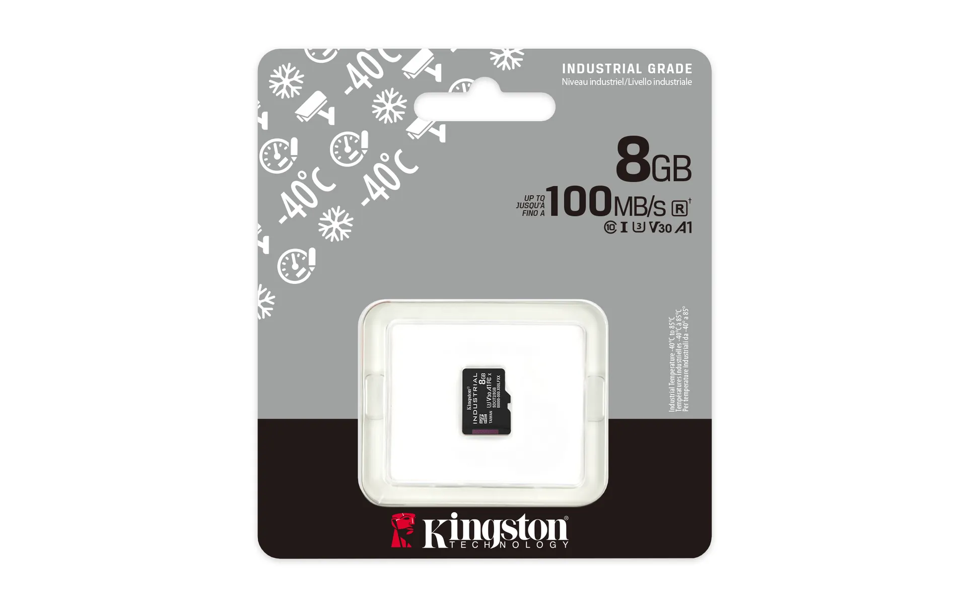 Kingston Technology 8GB microSDHC Industrial C10 A1 pSLC Karte Einzelpackung ohne Adapter – Bild 3