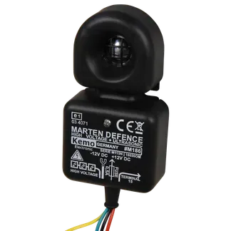 Marderstopp KEMO “Twin-Protect“, LED-Kontrolle, Ultraschall und Hochspannung Marderstopp KEMO “Twin-Protect“, LED-Kontrolle, Ultraschall und Hochspannung