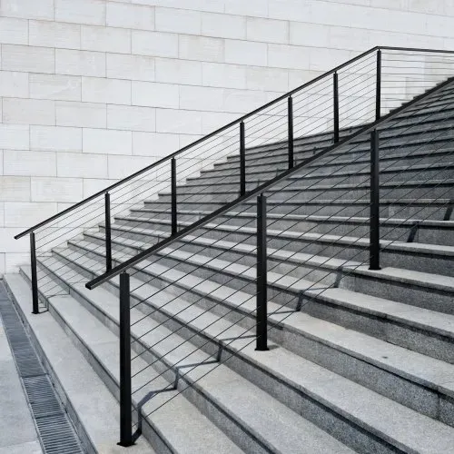 VEVOR Kabelgeländerpfosten, 914x50,8x50,8 mm, Geländerpfosten mit 30° vorgebohrten Löchern, SUS304 Edelstahl, gebogene Halterung, für Handlauf, Balustraden, Schwarz, 1JZLGZXHS914YIVIS001V0 – Bild 7