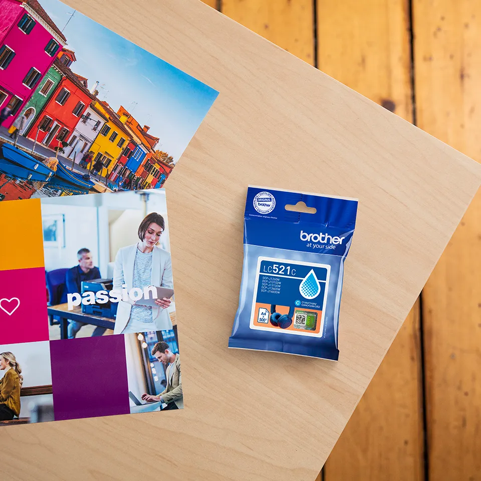 Brother LC521C Druckerpatrone 1 Stück(e) Original Cyan – Bild 4