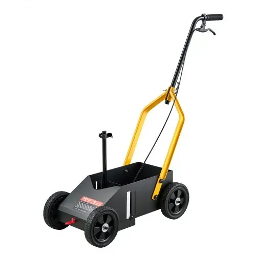 VEVOR Markierungswagen Linien-Markiergerät Linemarker 9 Spraydosen Schwarz, Bodenmarkierung für Parkplatz Werkstatt Straße Einkaufszentrum Sportplatz 50–100 mm Einstellbare Linienbreite mit Adapterdüse – Bild 9