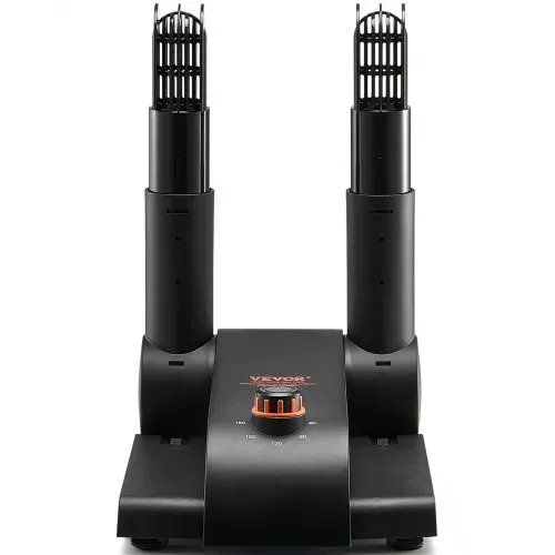 VEVOR 180° Faltbarer 2-Röhren Schuhtrockner Stiefeltrockner Schwarz & Orange – Bild 8