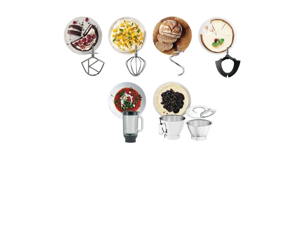 Kenwood KVC85.124SI Küchenmaschine 1200 W 5 l Silber Integrierte Waagen – Bild 6