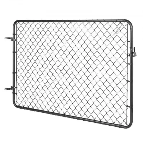 VEVOR Gartentür, 183x122 cm, Gartentor, passend für Gartenzauntoröffnungen von 0,67–1,83 m (B) x 1,83 m (H), Zauntor mit Kunststoffbeschichtung, für Bauernhof, Pfosten nicht im Lieferumfang enthalten – Bild 10