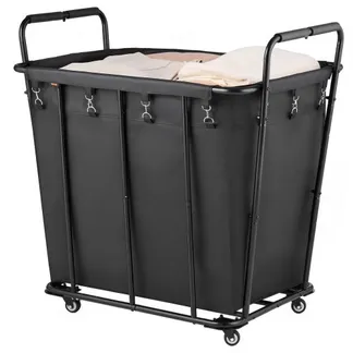 VEVOR Wäschewagen Wäschesammler 300 L mit 117,9 Tragkraft & Schwenkrädern & wasserfestem Wäschesack, Wäschesortierwagen rollbar für Wäsche Einkaufen Gepäck, Wäschesortierer Wäschekorb VEVOR Wäschewagen Wäschesammler 300 L mit 117,9 Tragkraft & Schwenkrädern & wasserfestem Wäschesack, Wäschesortierwagen rollbar für Wäsche Einkaufen Gepäck, Wäschesortierer Wäschekorb