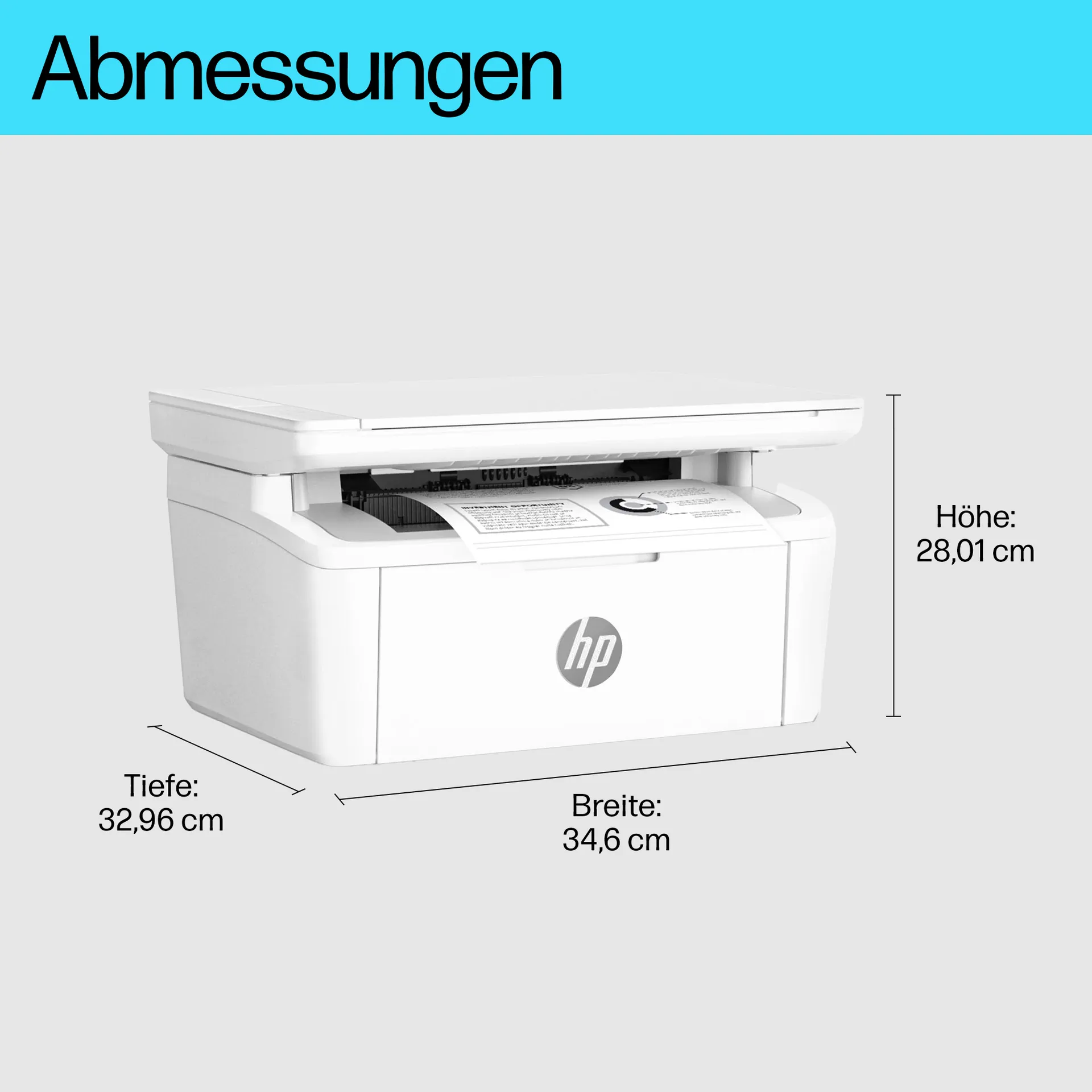 HP LaserJet M140w Wireless Multifunction Schwarzweiß Drucker, Kopierer, Scanner – Bild 5