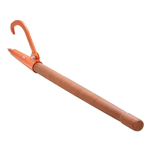 VEVOR Fällheber, 1180 mm, Stammheber mit Holzgriff, Hochleistungs-Stammwender mit max. 45,7 cm Öffnung, rostbeständiger Stammwender -Kipphaken, Fällhilfe zum Rollen, Anheben und Wenden von Stämmen – Bild 8
