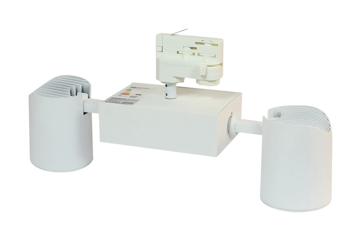 Synergy 21 LED Track-Serie Doppelschienenleuchten 2x25W schwenkbar warmweiss – Bild 4