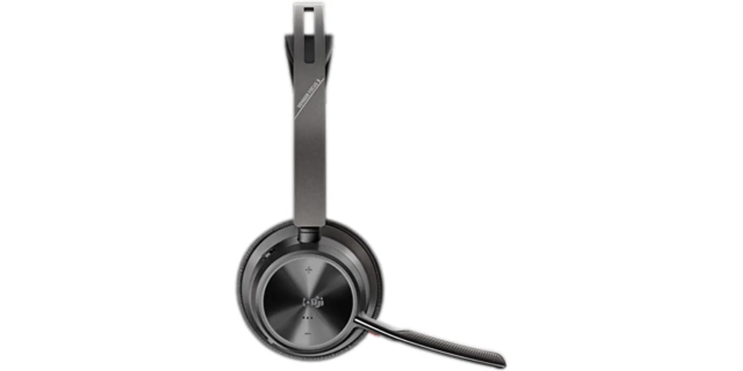 HP Poly Voyager Focus 2 USB-C-C-Headset, für Microsoft Teams zertifiziert, + USB-C/A-Adapter – Bild 7