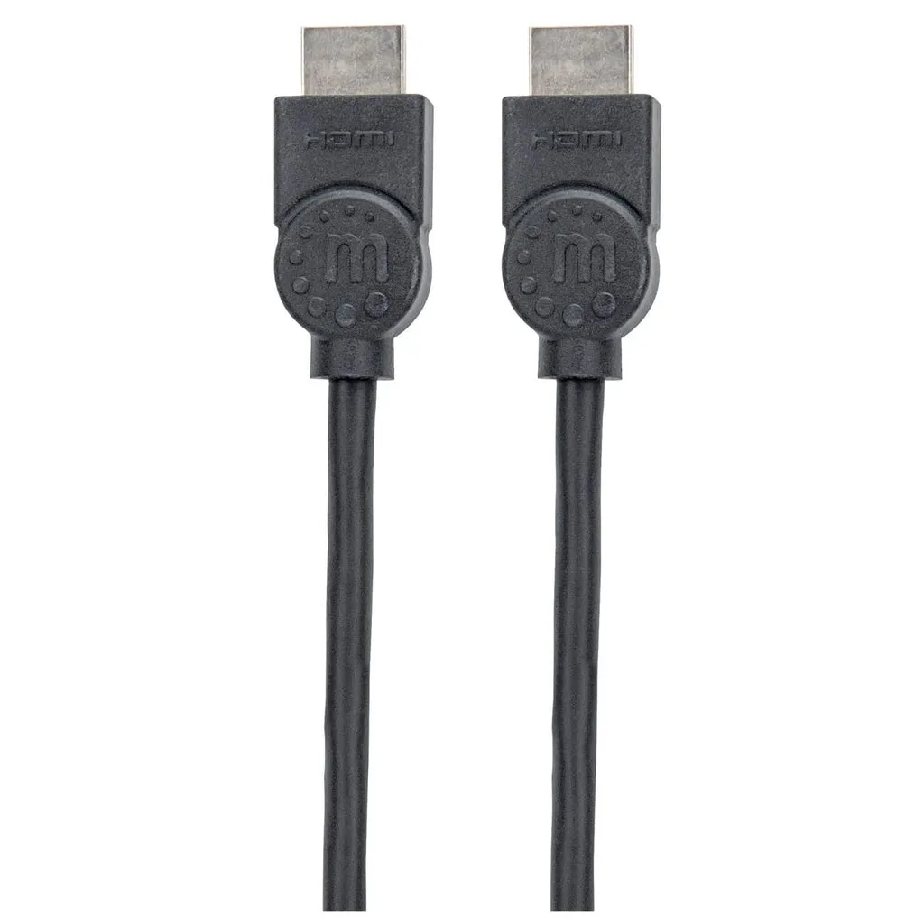 Manhattan High Speed HDMI-Kabel, 4K@30Hz, ARC, 3D, HDMI-Stecker auf HDMI-Stecker, geschirmt, schwarz, 1,5 m – Bild 4