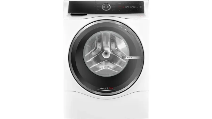 Bosch Serie 8 WNC244070 Waschtrockner Freistehend Frontlader Weiß Bosch Serie 8 WNC244070 Waschtrockner Freistehend Frontlader Weiß