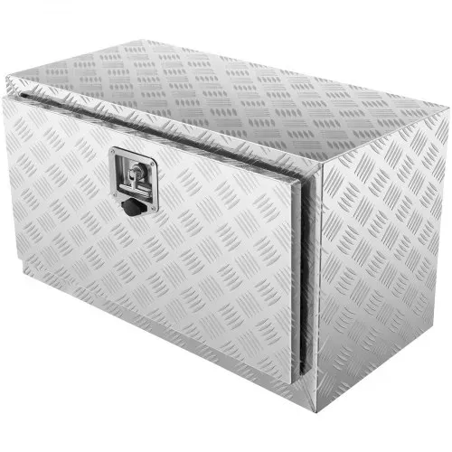VEVOR Truckbox Werkzeugbox Anhängerbox Werkzeugkasten 760x355x405mm Pickup-Aufbewahrungsbox, Aluminium-Diamantplatten-Werkzeugkasten mit Schloss & Schlüsseln, Wasserdichte Anhänger-Aufbewahrungsbox – Bild 10