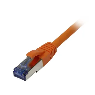 Patchkabel RJ45, CAT6A 500Mhz, 0.25m, orange, S-STP(S/FTP), AWG26, LSZH, Synergy 21 Patchkabel RJ45, CAT6A 500Mhz, 0.25m, orange, S-STP(S/FTP), AWG26, LSZH, Synergy 21