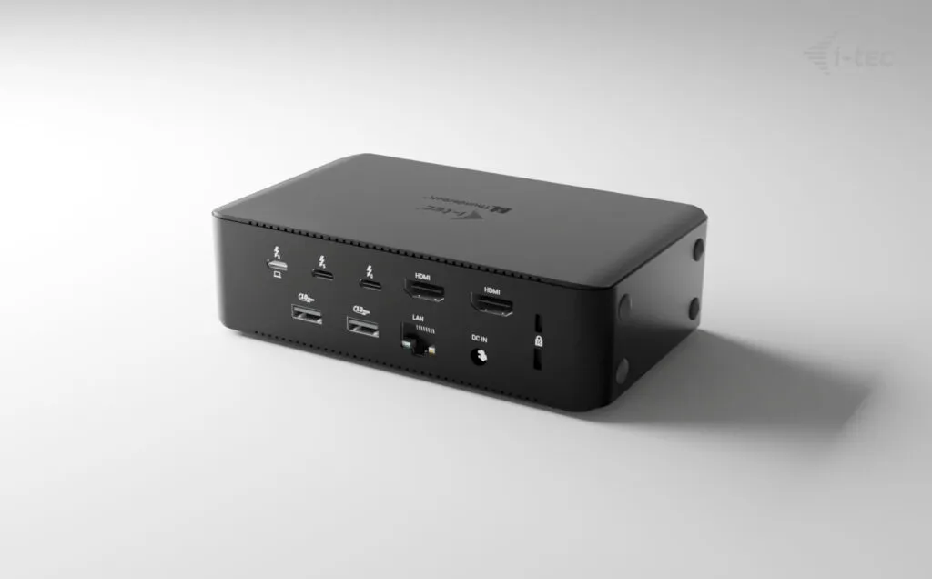 i-tec Thunderbolt5 Quattro Display Docking Station, 5x USB, 2.5 GLAN + Power Delivery 140W – Bild 3
