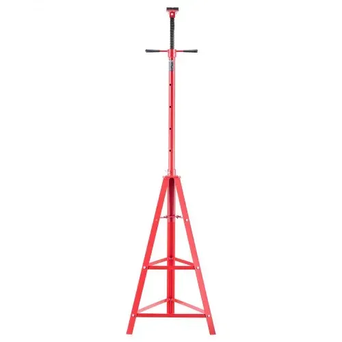 VEVOR Unterhub-Stützständer 2 t, Höhenverstellbarer (120-215 cm / 4-stufig) Wagenheberständer aus Kohlenstoffstahl, Dreibeinständer zur Unterstützung von Fahrzeugkomponenten Autoreparatur – Bild 9