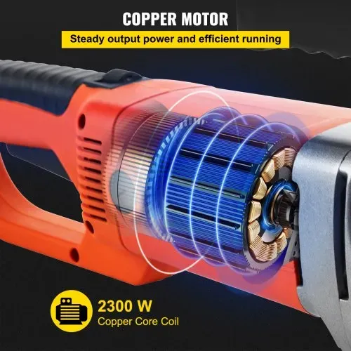 VEVOR Tragbare Gewindeschneidmaschine, Elektrischer Rohreinfädler für Rohre mit Tragetasche, 6 Matrizen, 2300 W 220 V Elektro-Gewindeschneidmaschine(EU PLUG 220V) – Bild 3