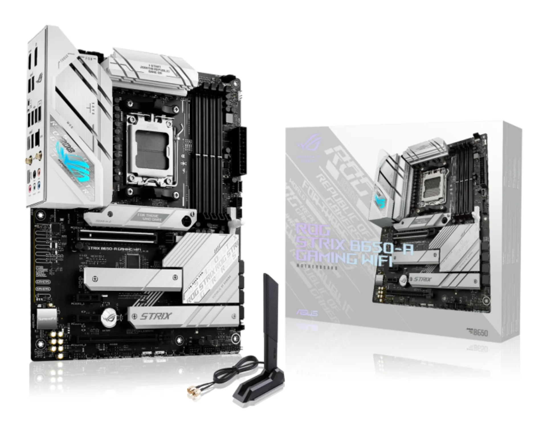 ASUS ROG STRIX B650-A GAMING WIFI AMD B650 Sockel AM5 ATX ASUS ROG STRIX B650-A GAMING WIFI AMD B650 Sockel AM5 ATX