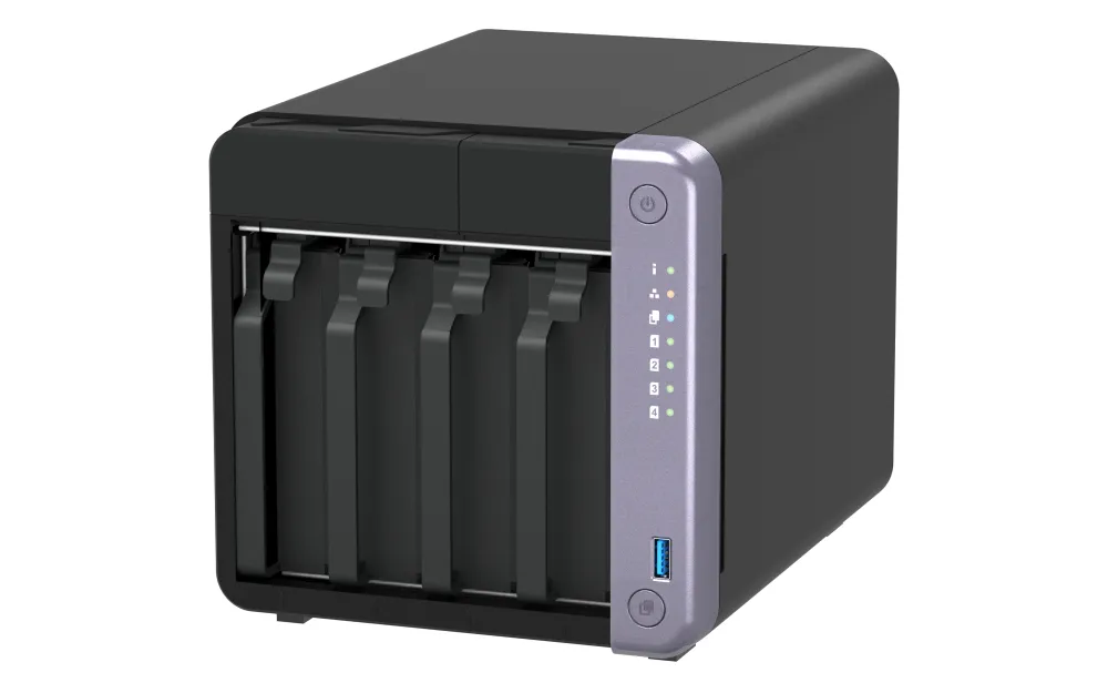 QNAP TS-432X-4G NAS & Speicherserver Tower Alpine Alpine AL-524 4 GB DDR4 QNAP QTS Schwarz – Bild 6