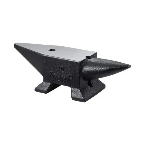 VEVOR 10kg(22lbs) Schmiedeamboss 55HRC Stahl Schmiede Werkzeug 35,3x11,3x16cm Amboss mit einer Arbeitsfläche von 355x110mm Ideal für Metallschmiede Nieten Abflachen Schmieden und Formen von Metall – Bild 8