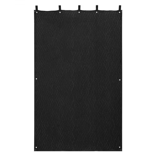 VEVOR Sounddecke 2032×1219 mm, Akustikdecke, Schalldämpfungsdecken, Schallschutzvorhang, Schallschutzdecke mit Ösen, Studio-Ösendecke, für Studio, Lichtblocker, Musikaufnahmen, Schwarz VEVOR Sounddecke 2032×1219 mm, Akustikdecke, Schalldämpfungsdecken, Schallschutzvorhang, Schallschutzdecke mit Ösen, Studio-Ösendecke, für Studio, Lichtblocker, Musikaufnahmen, Schwarz