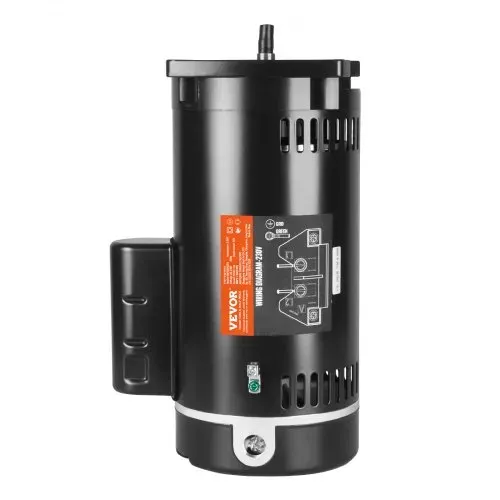 VEVOR 2 PS Pool-Pumpenmotor, 56Y Rahmen, 230V (7,8 Ampere) 3450 U/min, 60Hz, 1,3 Betriebsfaktor, 50μF/250V Kondensator, Linksdrehung Vierkantflansch Ersatzmotor – Bild 9