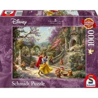 Thomas Kinkade Studios: Painter of Light – Disney Schneewittchen – Tanz mit dem Prinzen, Puzzle Thomas Kinkade Studios: Painter of Light – Disney Schneewittchen – Tanz mit dem Prinzen, Puzzle