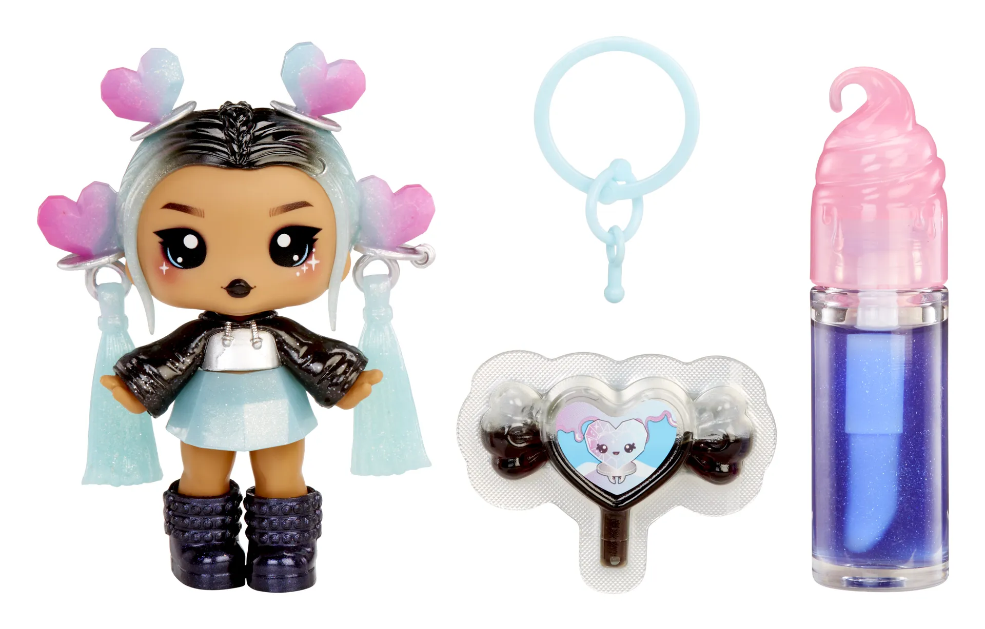 MGA Entertainment Yummiland Lip Gloss Doll Sour Sweeties - Nina Heartpop – Bild 2