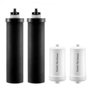 VEVOR Wasserfilter-Ersatz Reinigungselemente Ersatzfilter, Schwerkraft-Wasserfiltersystem-Ersatz, kompatibel mit den meisten Marken, 4er-Pack (2 Aktivkohlefilter + 2 Entfluorierungsfilter) VEVOR Wasserfilter-Ersatz Reinigungselemente Ersatzfilter, Schwerkraft-Wasserfiltersystem-Ersatz, kompatibel mit den meisten Marken, 4er-Pack (2 Aktivkohlefilter + 2 Entfluorierungsfilter)