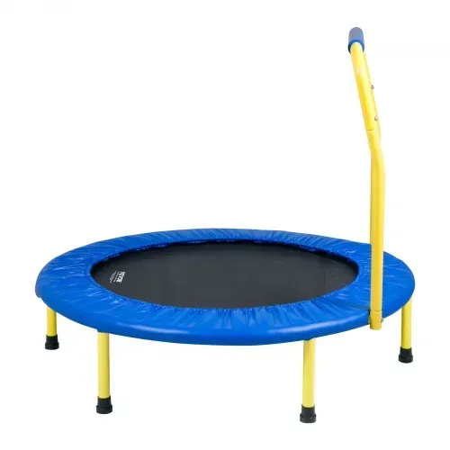 VEVOR Trampolin Gartentrampolin 810x920x920 mm, Klappabrer Trampolin Mini 60 kg Gewichtstragfähigkeit Fitness Trampolin, Kindertrampolin Kleinkind Trampolin Blau Indoor/Outdoor/Garten/Drinnen – Bild 9