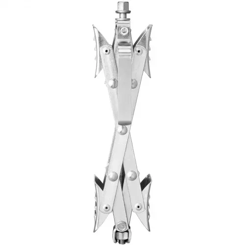 VEVOR Unterlegkeil für Wohnmobile, X-förmiger Unterlegkeil zur Stabilisierung von Wohnmobilen, für Reifenbreiten von 3,8 bis 25,4 cm, 2 Stk. Unterlegkeile mit Ratschenschlüssel und Aufbewahrungstasche – Bild 9
