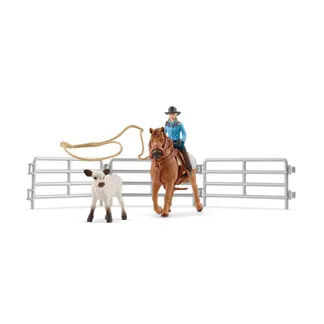 schleich Cowgirl Team Roping Fun schleich Cowgirl Team Roping Fun