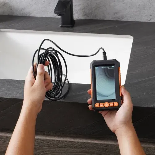 VEVOR Endoskopkamera Inspektionskamera 1080P Rohrkamera 15m Kabel 10,9 cm Display – Bild 7