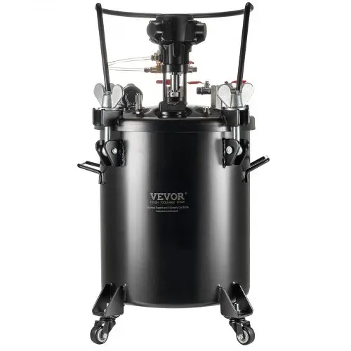 VEVOR Druckbehälter für Sprühfarbe, 30 L vollautomatischer Druckbehälter mit Rührfunktion, 70 psi einstellbarer Druck, Druckbehälter-Farbbehälter mit Spritzpistole und Schläuchen, für Malerei – Bild 9
