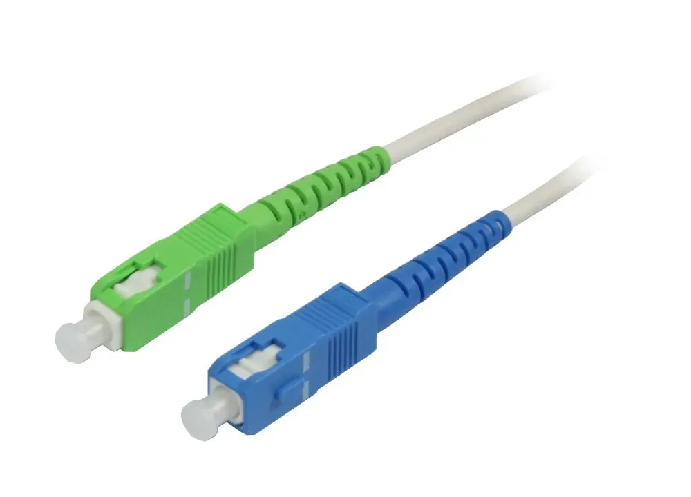 LWL-1-Faser-Patchk. 1.0mtr.SC-SC(APC8Grad), 9/125u, Schrägschliff, Synergy21, LWL-1-Faser-Patchk. 1.0mtr.SC-SC(APC8Grad), 9/125u, Schrägschliff, Synergy21,