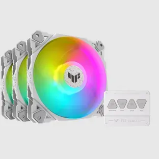 ASUS TUF GAMING TF120 ARGB WHITE EDITION 3IN1 Computergehäuse Luftkühlung 12 cm Weiß 3 Stück(e) ASUS TUF GAMING TF120 ARGB WHITE EDITION 3IN1 Computergehäuse Luftkühlung 12 cm Weiß 3 Stück(e)