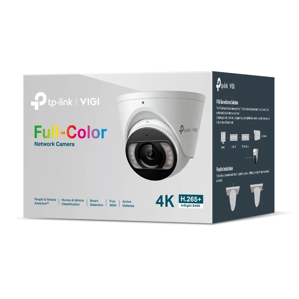 TP-Link – 8MP Full-Color Turret Network Camera InSight S485 (2.8mm) – Bild 5