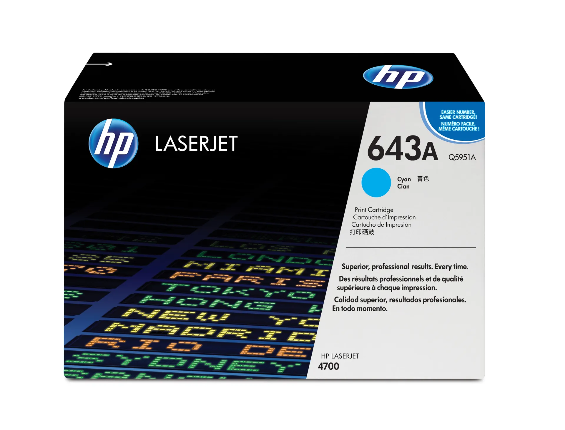 HP 643A Cyan Original LaserJet Tonerkartusche HP 643A Cyan Original LaserJet Tonerkartusche