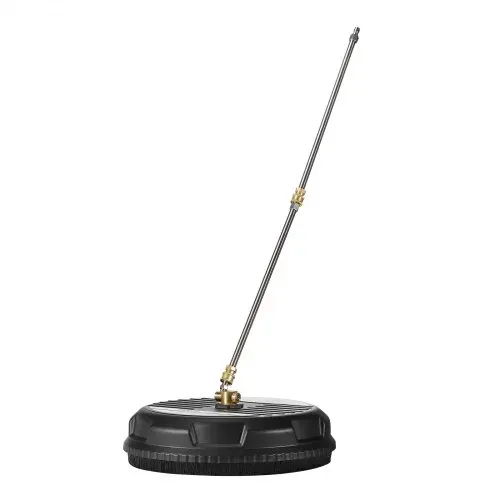 VEVOR 385 mm Hochdruckreiniger-Oberflächenreiniger, Flächenreiniger aus Kunststoff auf Rädern, max. 276 bar, 0,635 cm Anschlussstück 2 Sprühdüsen 2 Verlängerungsstangen für Beton – Bild 10
