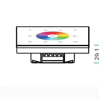 Synergy 21 LED Serie EOS 03 DMX512 RGB-W Wandtaster weiss +WiFi Synergy 21 LED Serie EOS 03 DMX512 RGB-W Wandtaster weiss +WiFi